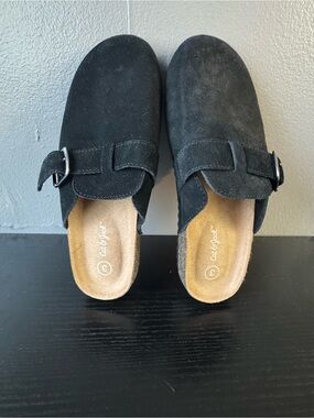 Brand New Size 3 & Jack Black Suede Slip-On Clogs